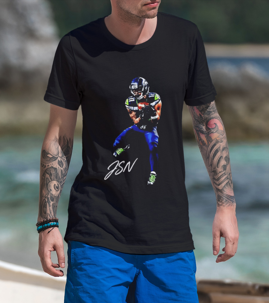 Jaxon Smith Njigba JSN Seattle Seahawks Football T-Shirt