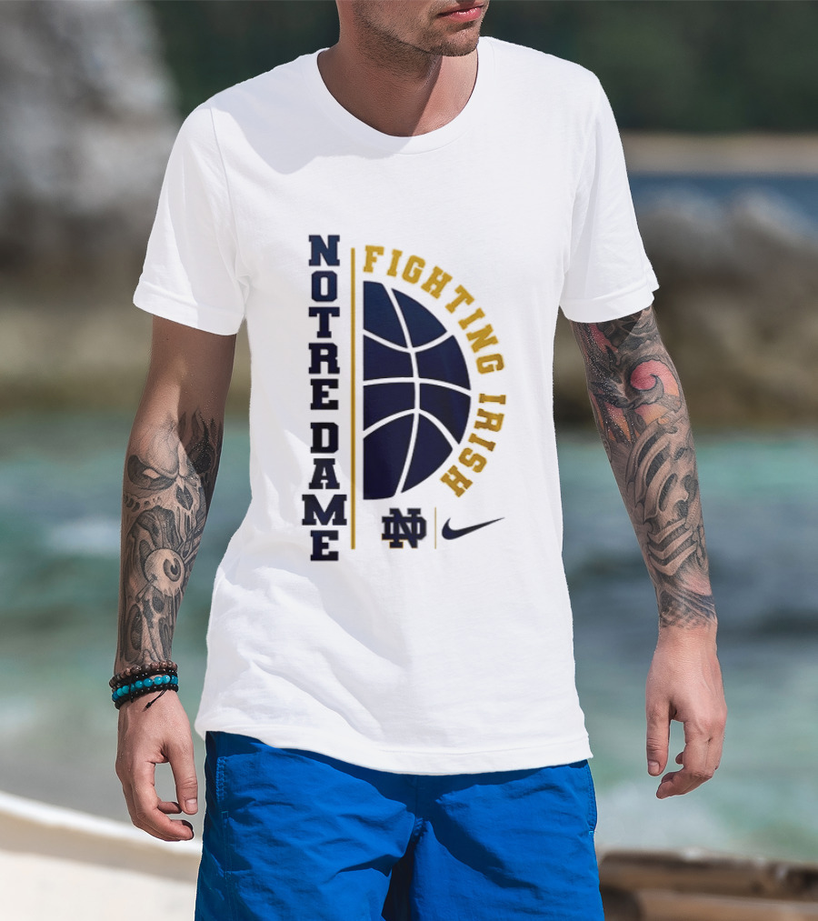 Notre Dame Fighting Irish Basketball Nike Collaboration Go Irish T-Shirt