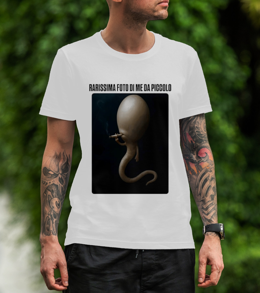 Rarissima Foto Di Me Da Piccolo Alieno Iconico Comico Divertente T-Shirt