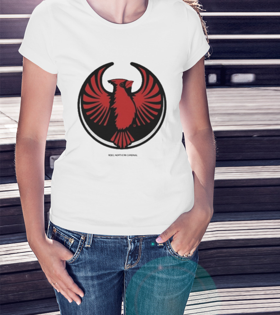 Rebel Northern Cardinal Alliance Heavyweight Bird T-Shirt