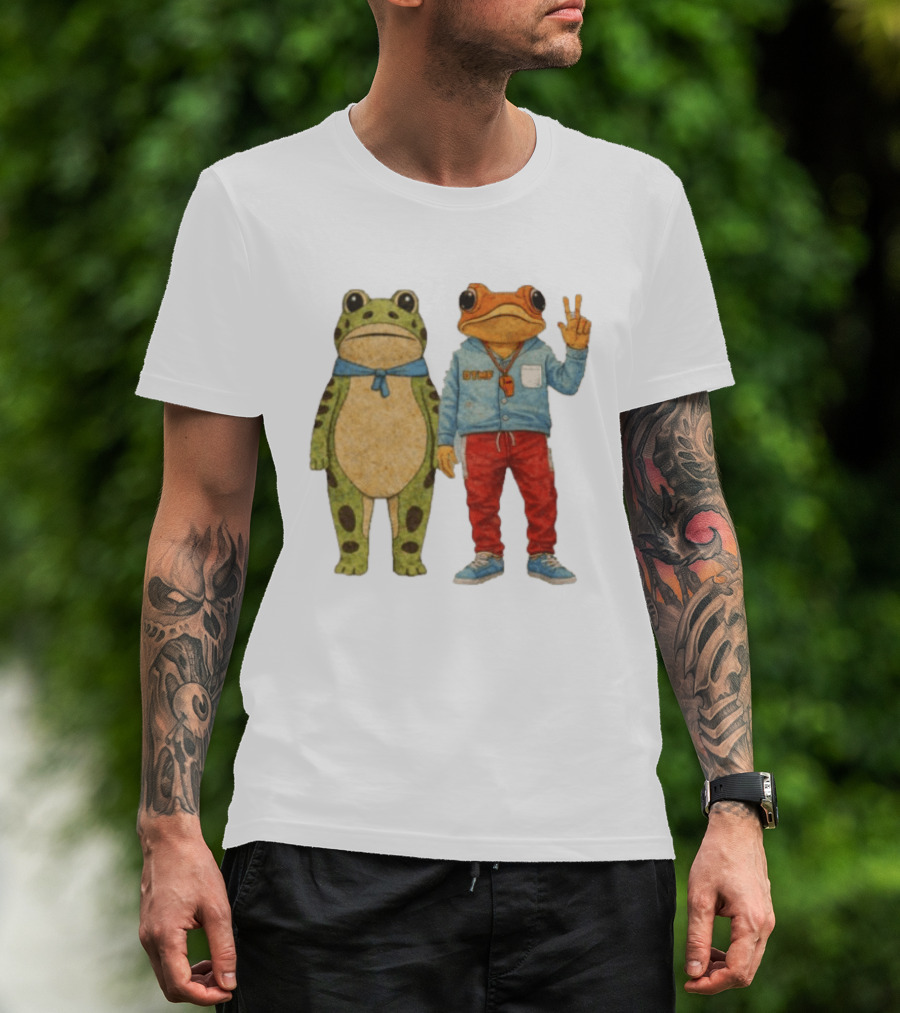 Sapo Concho Portland Frog Amigos Anti ICE Vibrant Cartoon T-Shirt