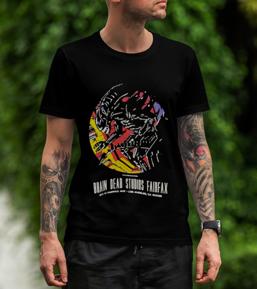 Brain Dead Studios Fairfax Alien One To Another Aug 4 Los Angeles CA RSVP T-Shirt