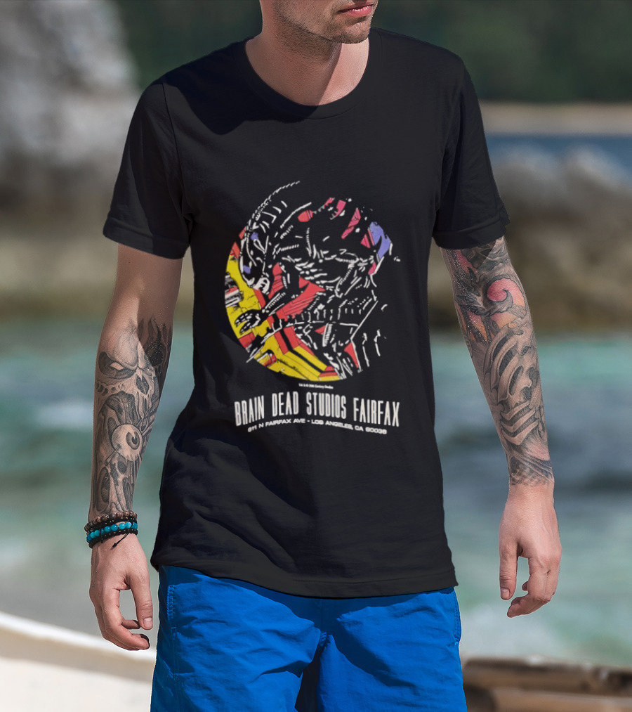 Brain Dead Studios Fairfax Alien One To Another Aug 4 Los Angeles CA RSVP T-Shirt