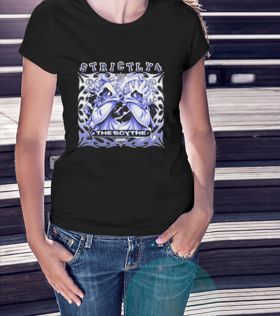 Strictly 4 The Scythe Denzel Curry Album Cover Ravens Banner T-Shirt
