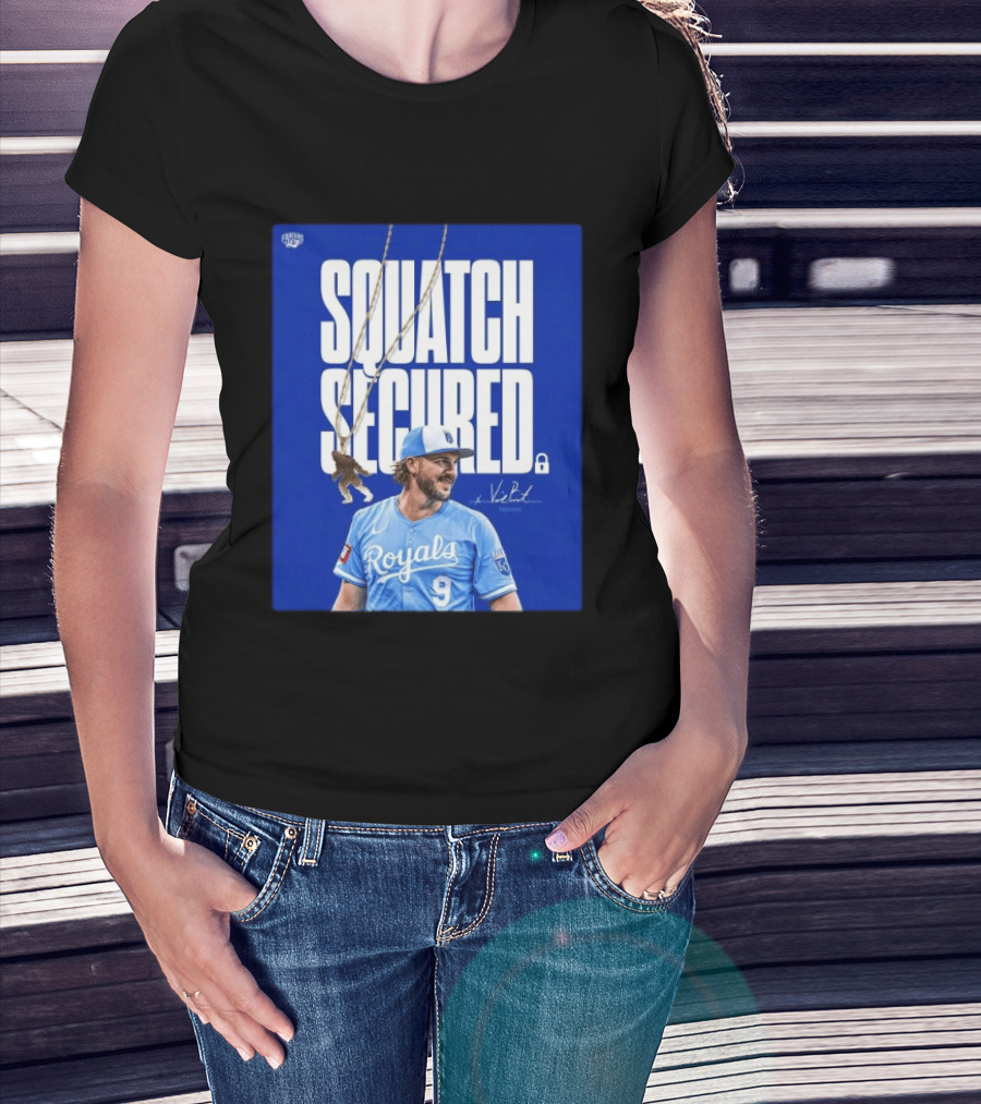 Squatch Secured Vinnie Pasquantino Royals Signature Collection T-Shirt