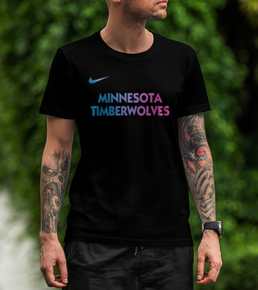 Nike Minnesota Timberwolves Cyberpunk T-Shirt