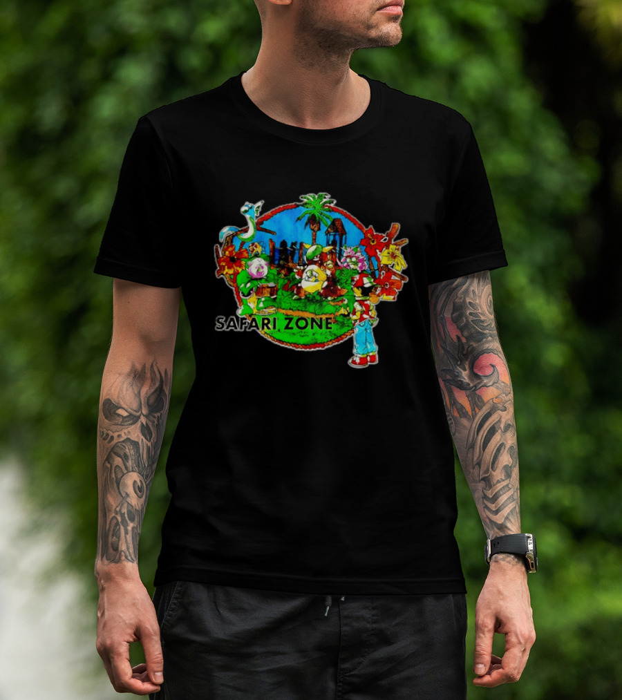 Safari Zone Pokémon Adventure With Ash Ketchum And Friends T-Shirt