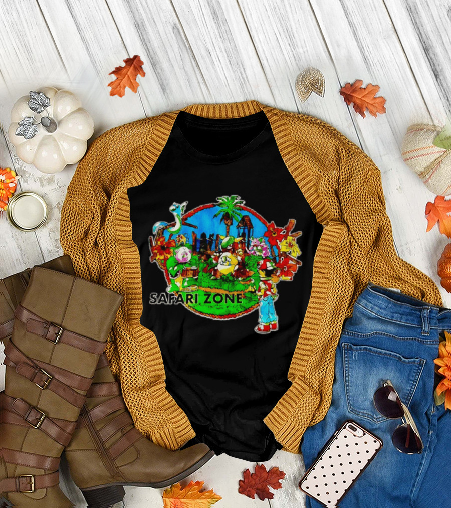 Safari Zone Pokémon Adventure with Ash Ketchum and Friends T-Shirt