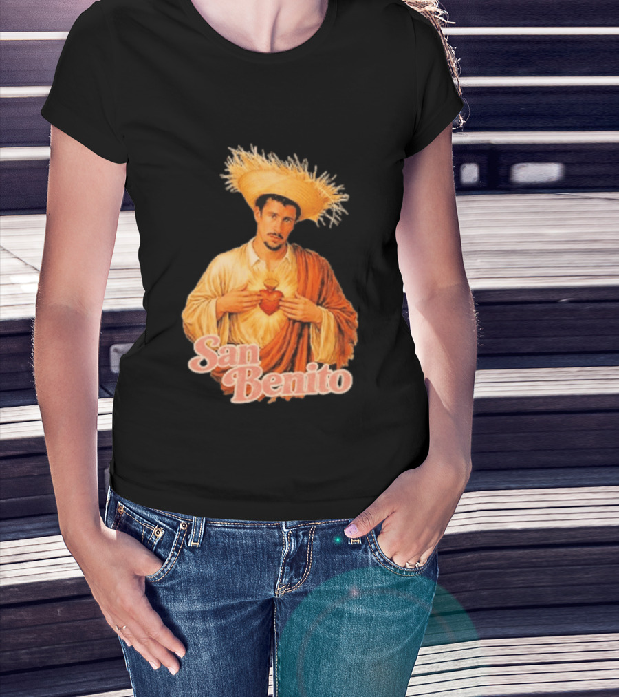 San Benito Bad Bunny Sacred Heart Aura T-Shirt
