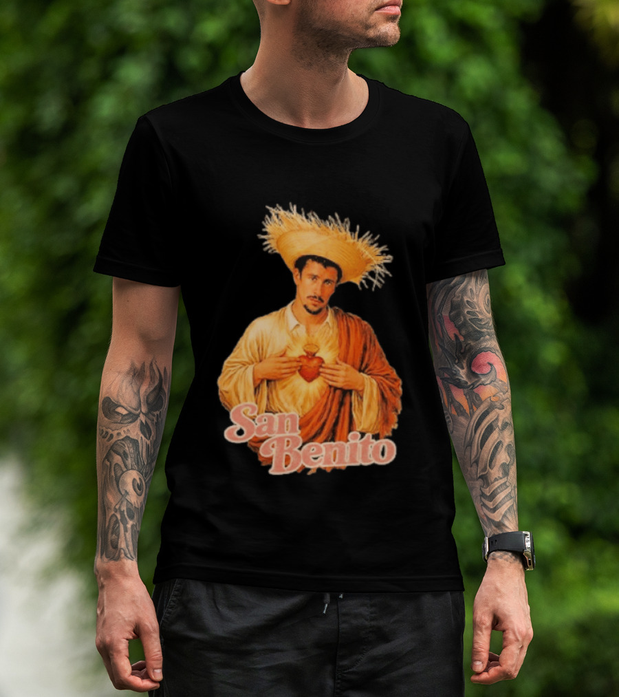 San Benito Bad Bunny Sacred Heart Aura T-Shirt