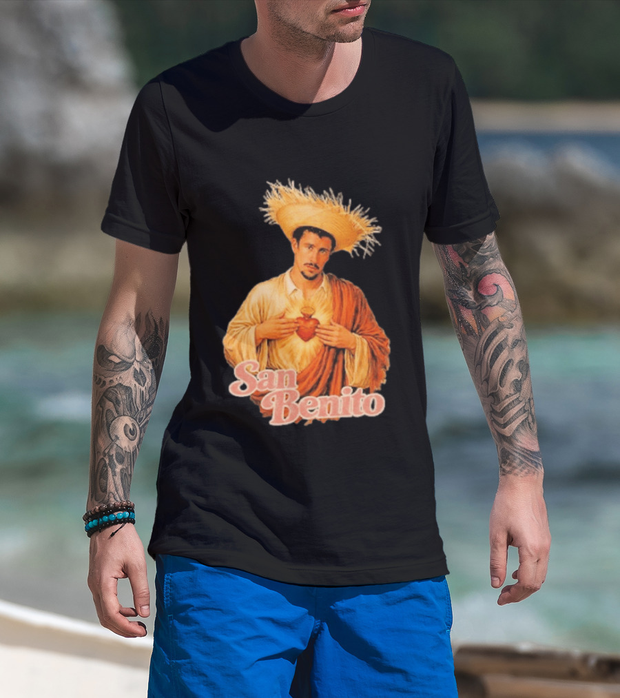 San Benito Bad Bunny Sacred Heart Aura T-Shirt
