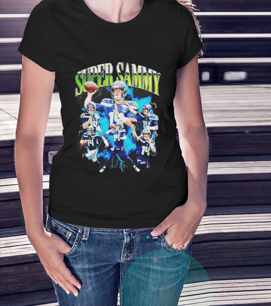 Super Sammy Seattle Seahawks Quarterback Highlights T-Shirt