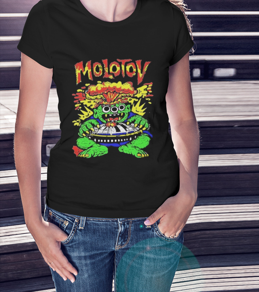 Molotov January 31 2026 Mexico Monster Art Explosion T-Shirt