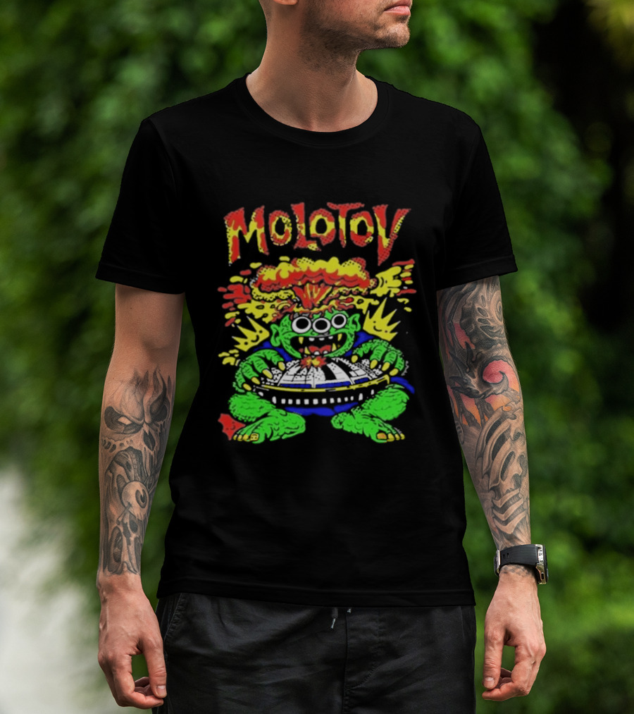 Molotov January 31 2026 Mexico Monster Art Explosion T-Shirt