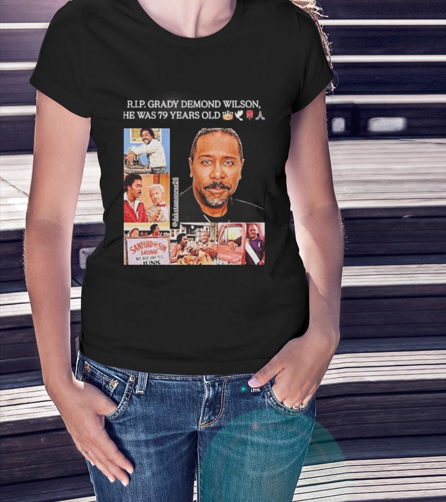 Rip Grady Demond Wilson 1946 2026 Sanford And Son We Buy And Sell Junk T-Shirt