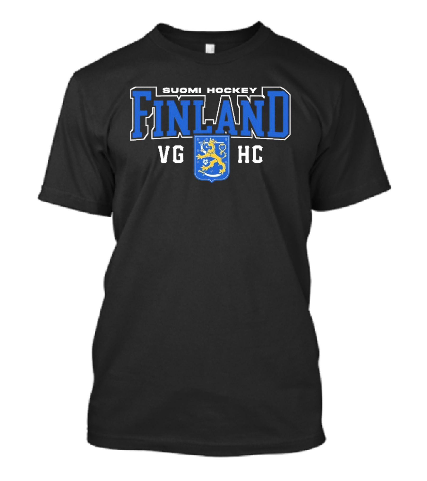Suomi Hockey Finland VG HC 2026 Finnish Lion T-Shirt