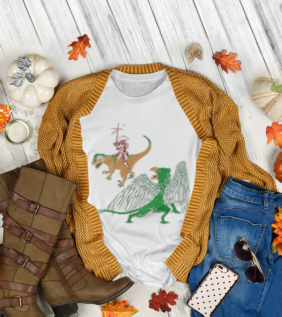 Jack Black Monster Tag Dinosaur and Griffin Fantasy T-Shirt