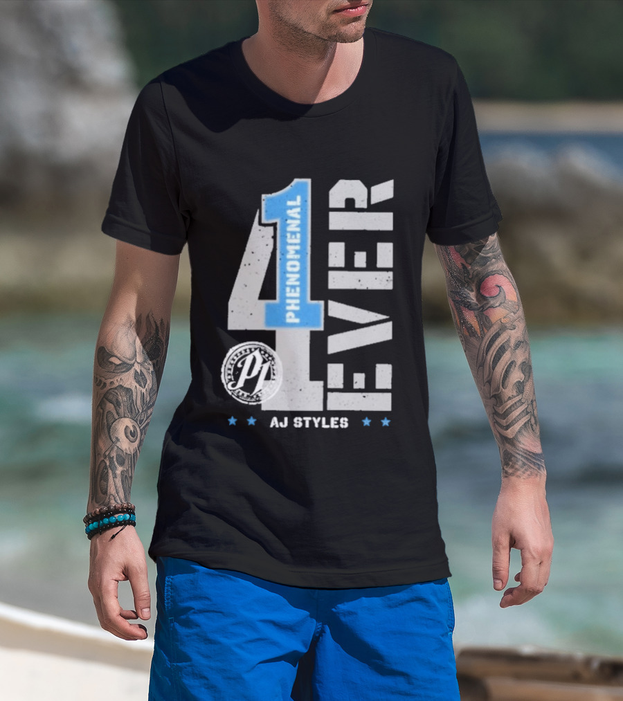 AJ Styles Phenomenal 1 Forever WWE T-Shirt