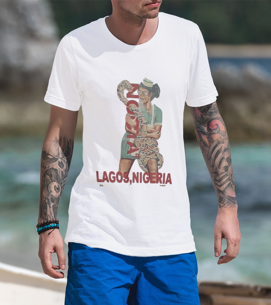 NOCTA Homecoming Lagos Nigeria Nurse Snake T-Shirt