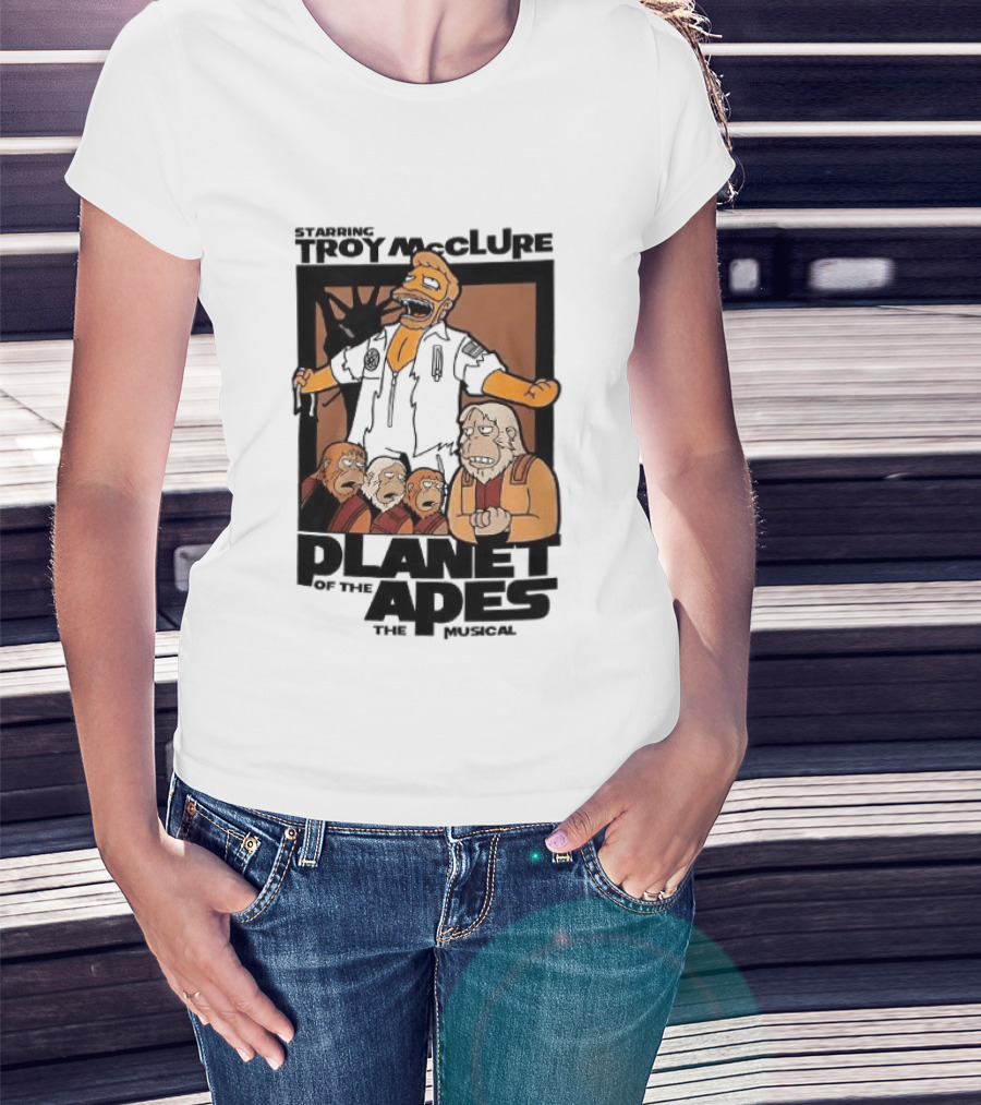 Starring Troy McClure Planet Of The Apes The Musical T-Shirt