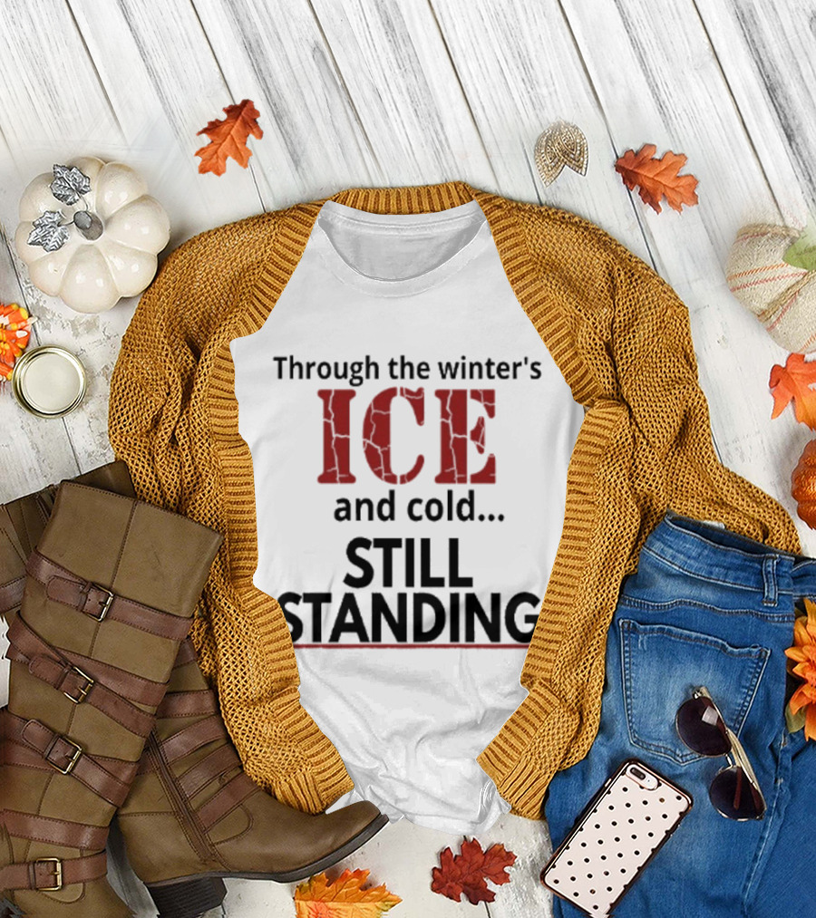 Through The Winter's ICE And Cold Still Standing Streets of Minneapolis T-Shirt