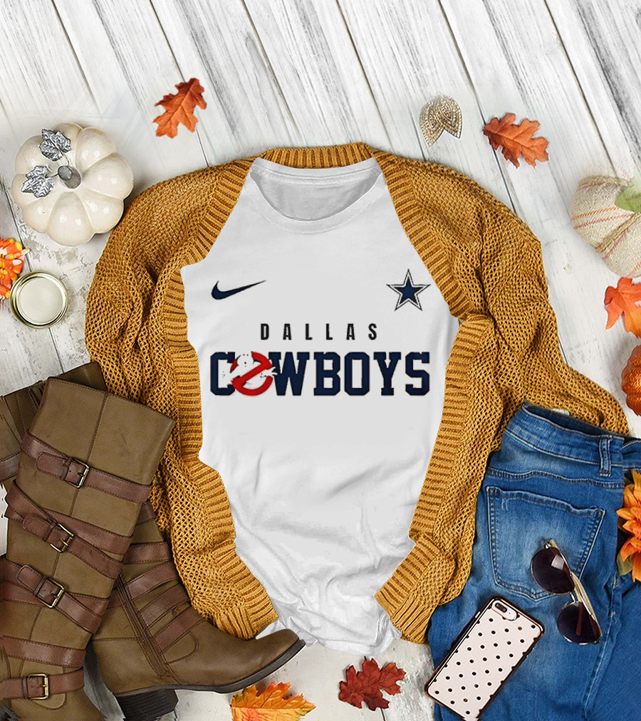 Nike Dallas Cowboys Ghostbusters Collaboration Who Ya Gonna Call T-Shirt