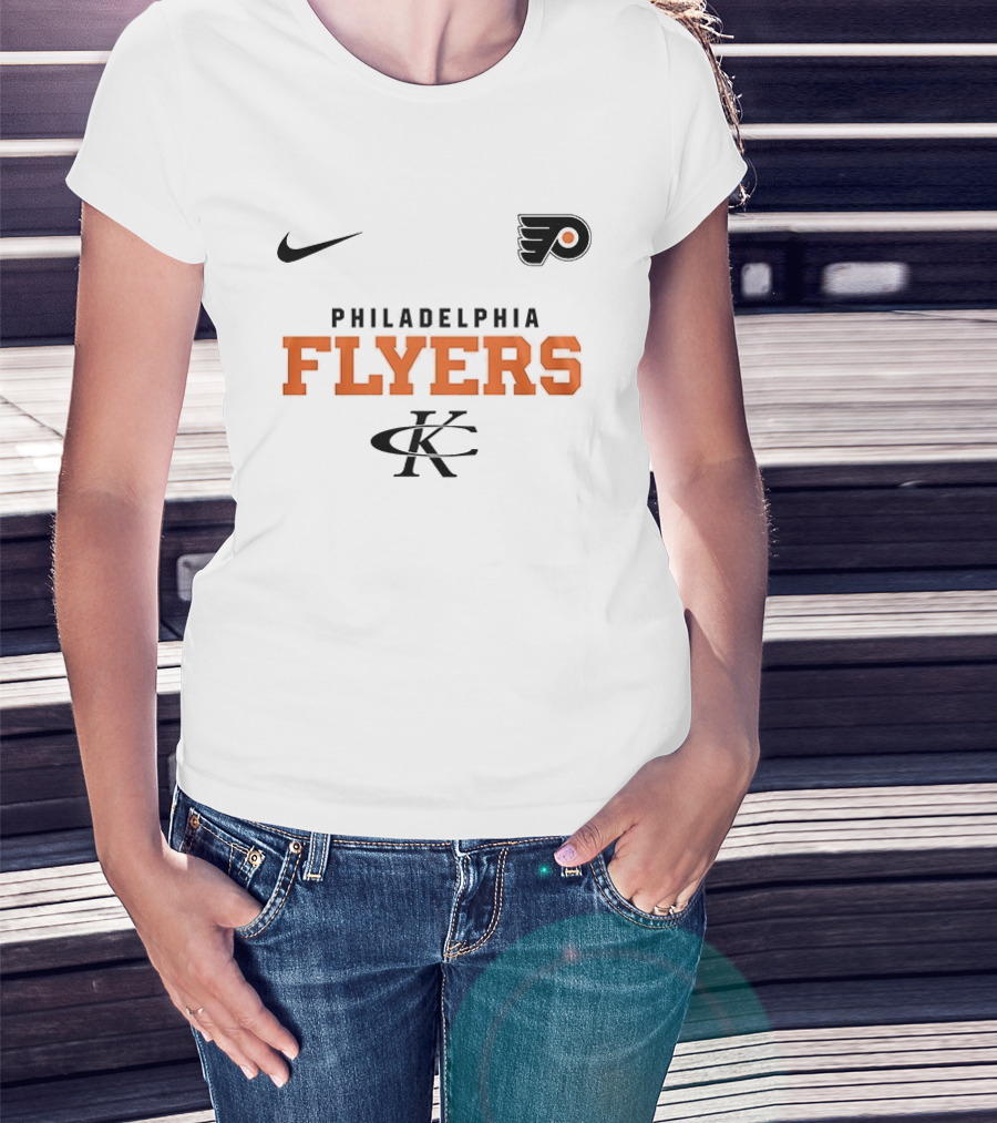 Philadelphia Flyers Kenny Chesney No Shoes Nation Tour Nike Collaboration T-Shirt