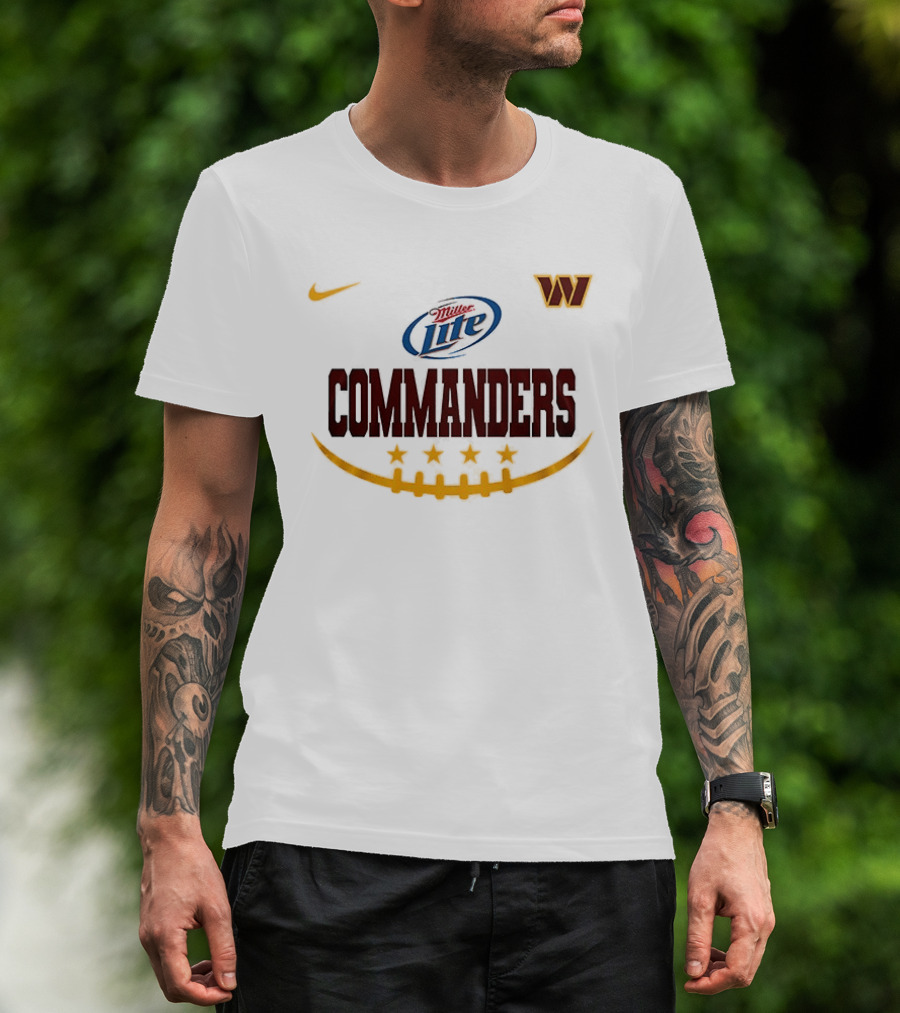 Miller Lite Washington Commanders Nike Collaboration T-Shirt