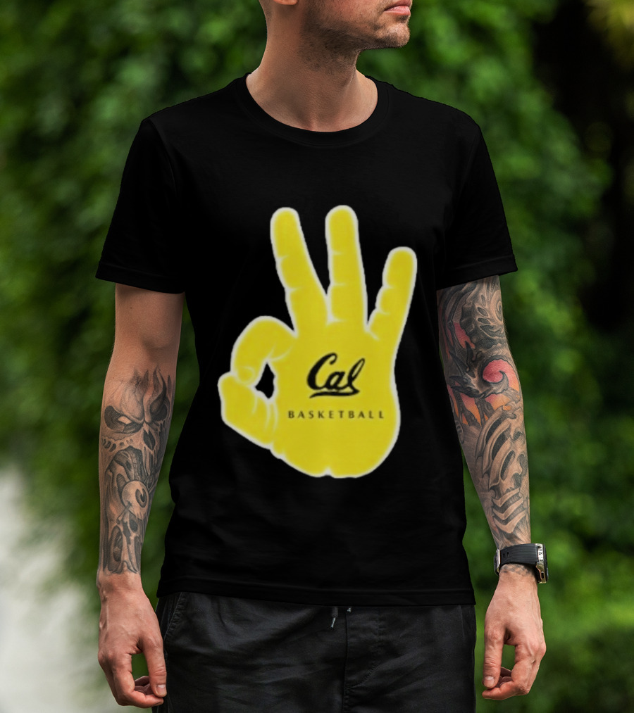 Cal Basketball Hand Sign California Golden Bears T-Shirt