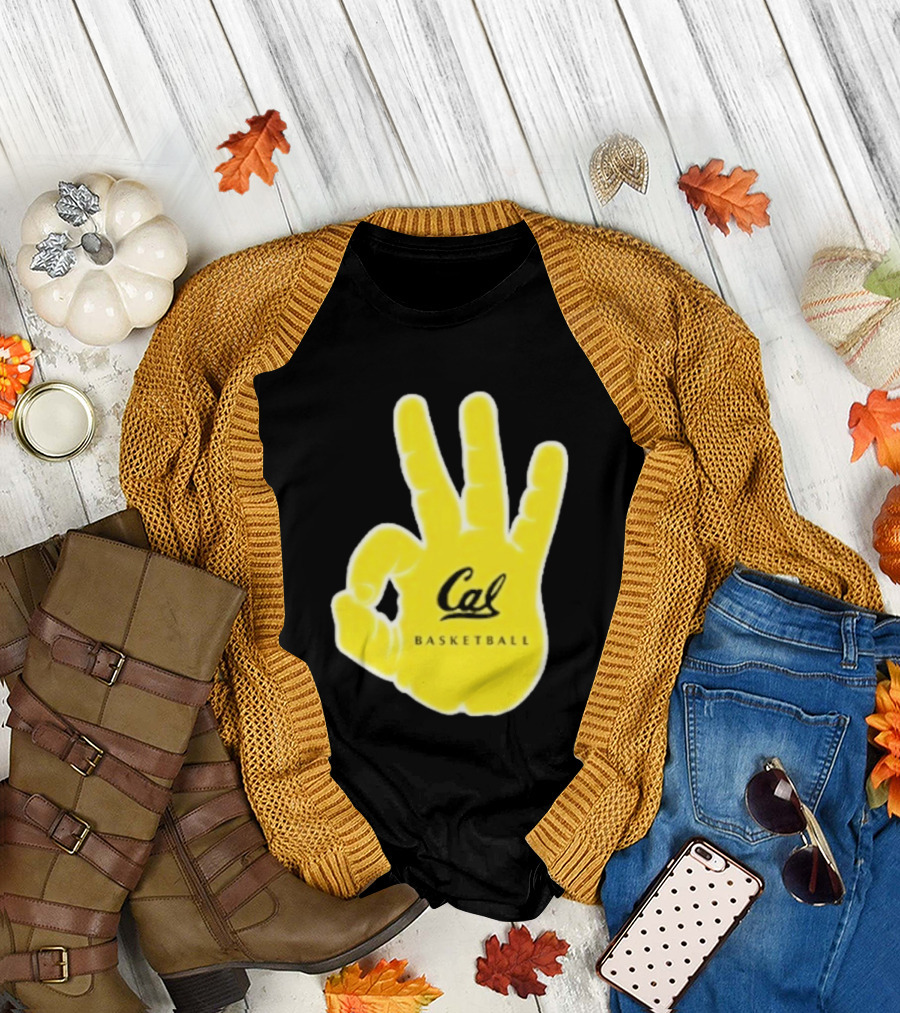 Cal Basketball Hand Sign California Golden Bears T-Shirt