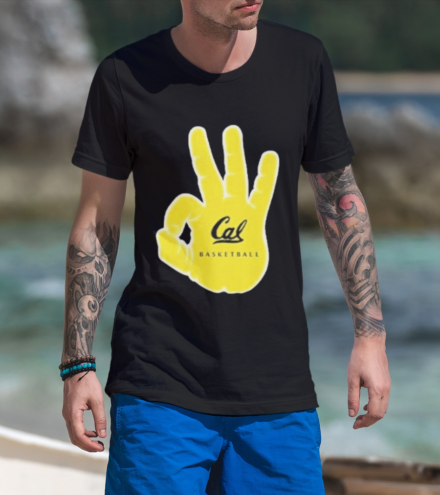 Cal Basketball Hand Sign California Golden Bears T-Shirt