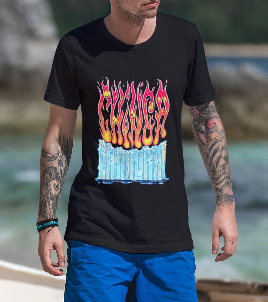 Chili Chimichanga Ice Fire Fusion Melting Pantera T-Shirt
