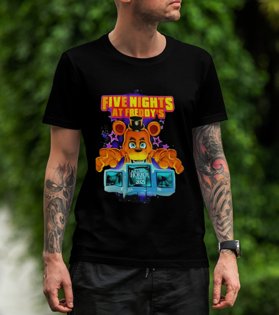 Five Nights At Freddy's Halloween Horror Nights 2025 Freddy Fazbear Animatronic T-Shirt