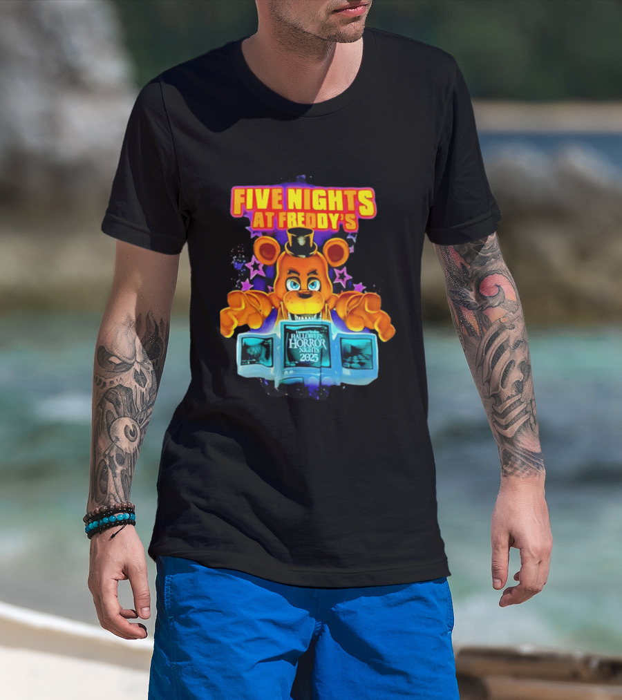 Five Nights At Freddy's Halloween Horror Nights 2025 Freddy Fazbear Animatronic T-Shirt