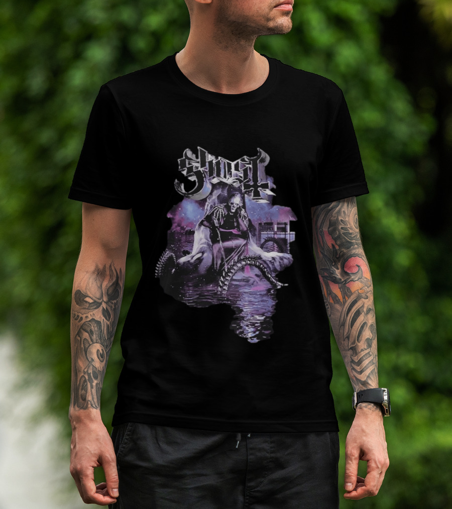 Ghost Montreal 2026 Skeleton Water Reflections Event New T-Shirt