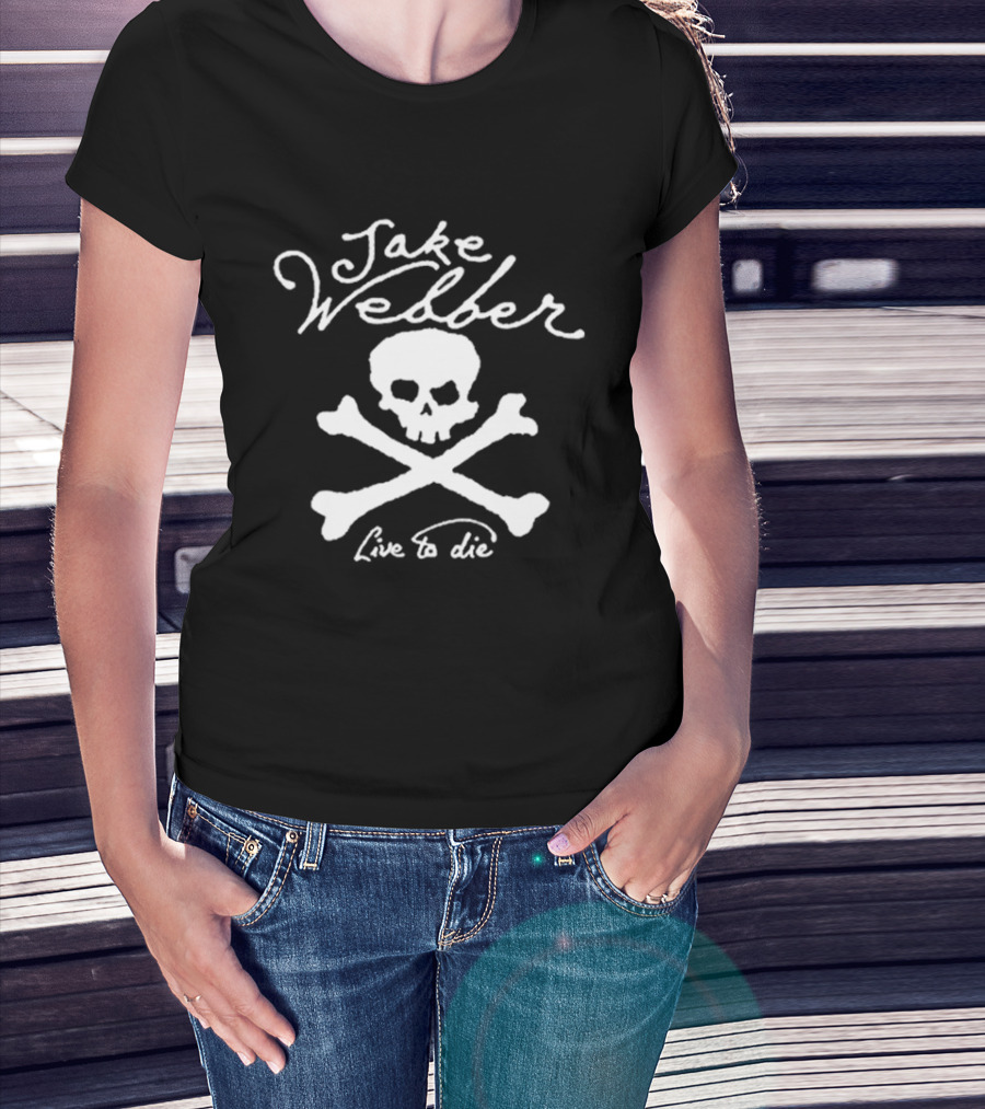 Jake Webber Skull Live To Die T-Shirt