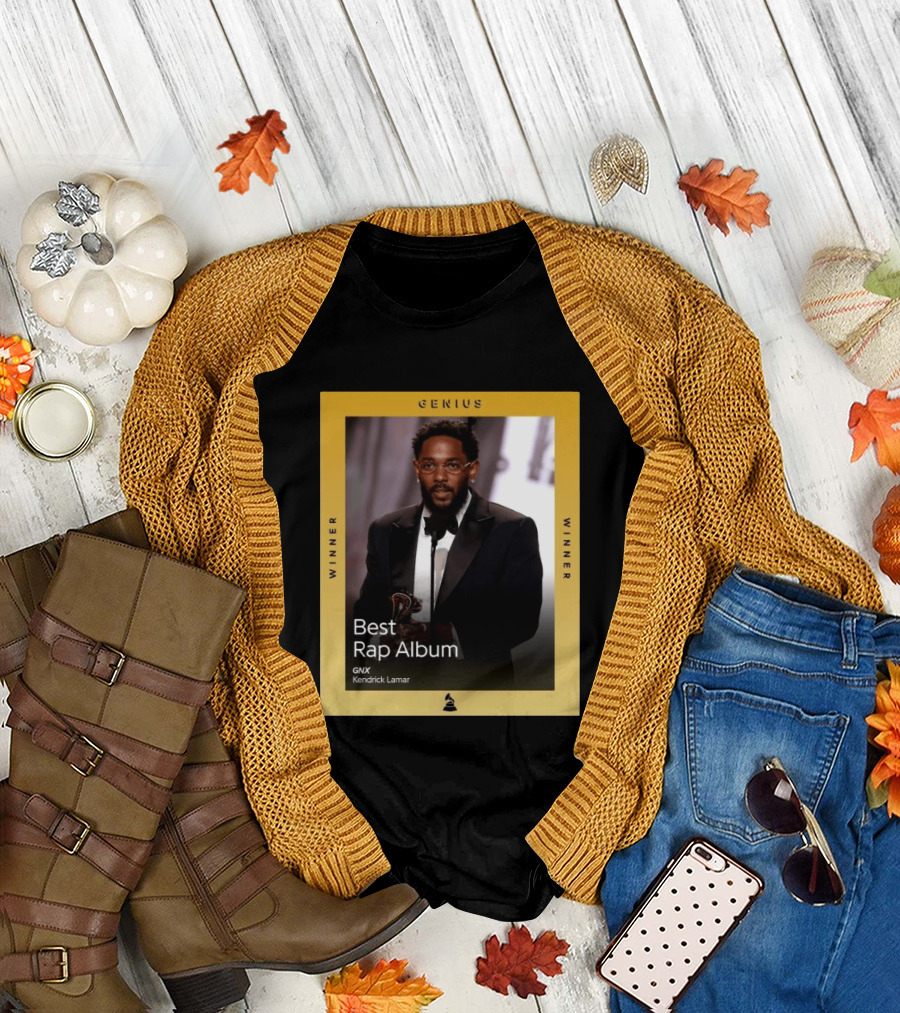 Genius Winner Kendrick Lamar Best Rap Album GNX T-Shirt