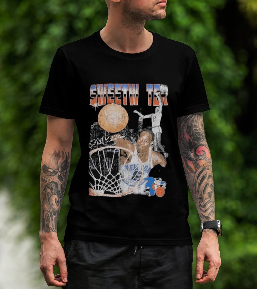 Mitchell And Ness Nathaniel Clifton Sweetwater New York Knicks NBA Pioneers Player T-Shirt