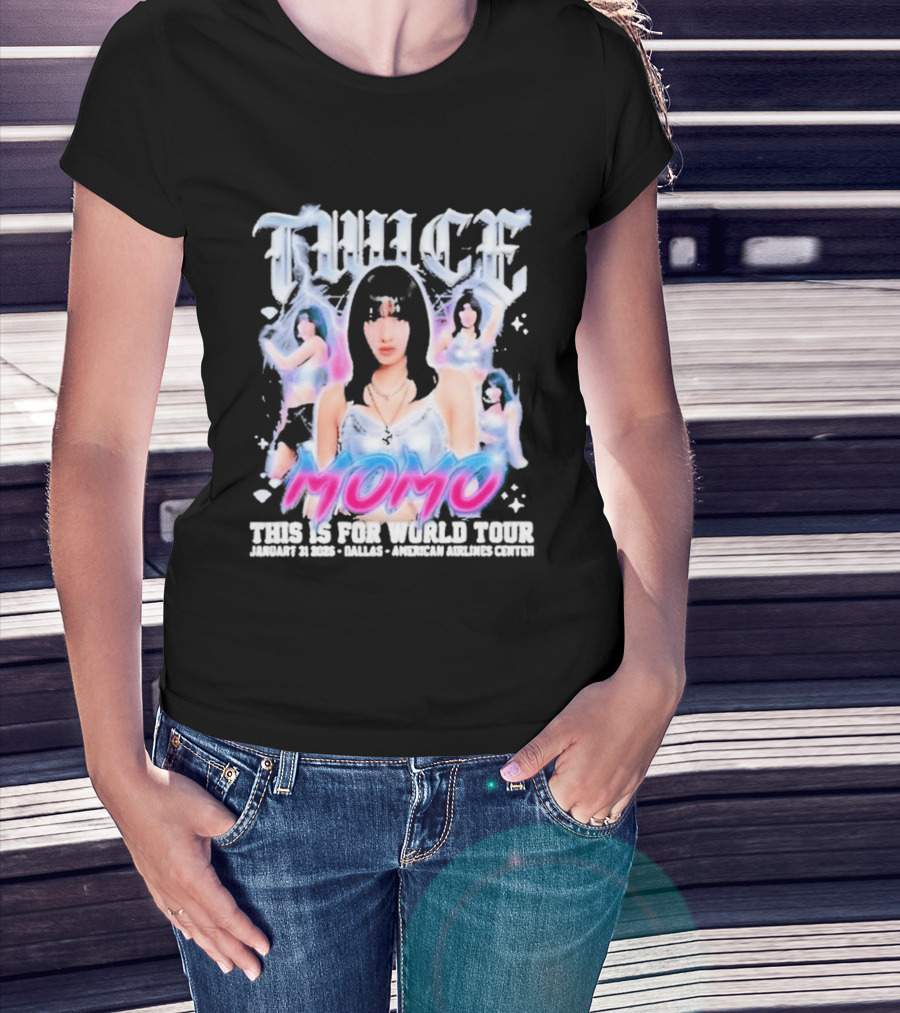 TWICE Momo This Is For World Tour August 17 2019 Kuala Lumpur Axiata Arena Concert T-Shirt
