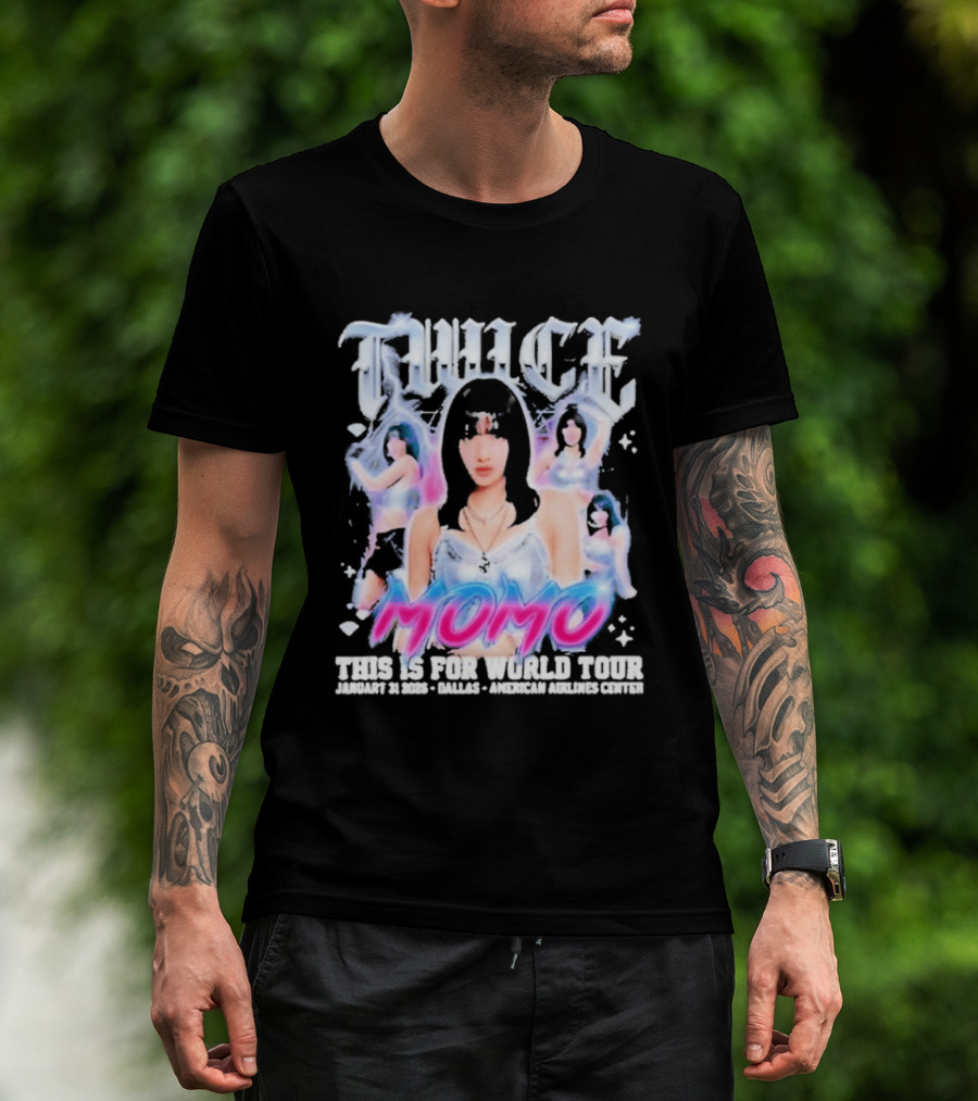 TWICE Momo This Is For World Tour August 17 2019 Kuala Lumpur Axiata Arena Concert T-Shirt