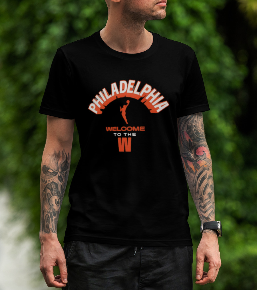 Philadelphia Welcomes To The WNBA Basketball Enthusiasts T-Shirt