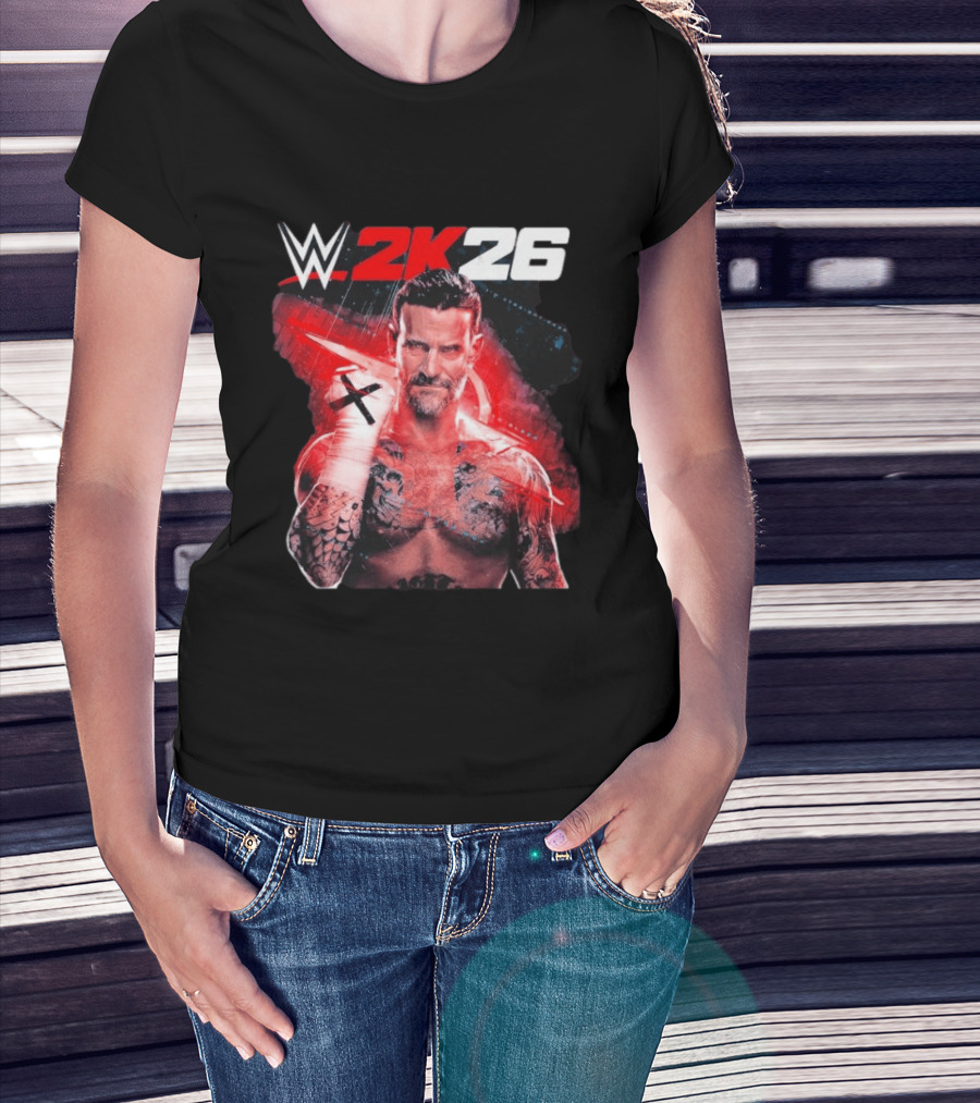 WWE 2K26 CM Punk Best In The World Cover Star Edition T-Shirt