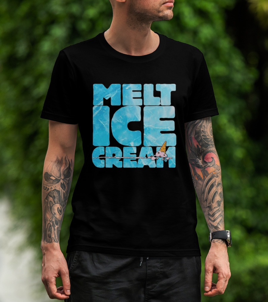 Ben & Jerry's Melt Ice Cream Frozen Treat Humor T-Shirt