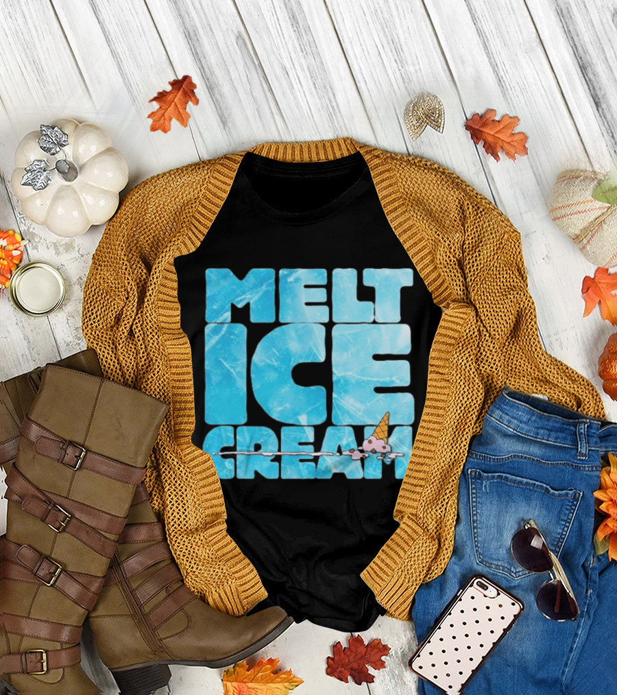 Ben & Jerry's Melt Ice Cream Frozen Treat Humor T-Shirt