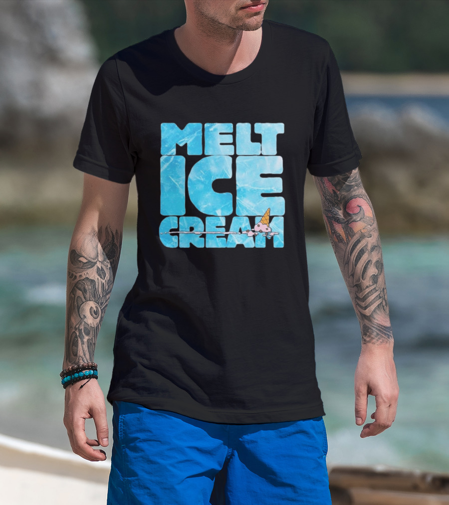 Ben & Jerry's Melt Ice Cream Frozen Treat Humor T-Shirt