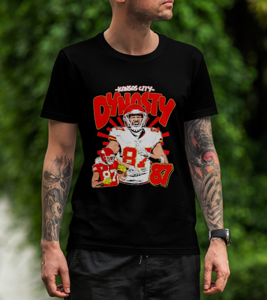 Kansas City Dynasty 87 Kelce Football Legacy T-Shirt