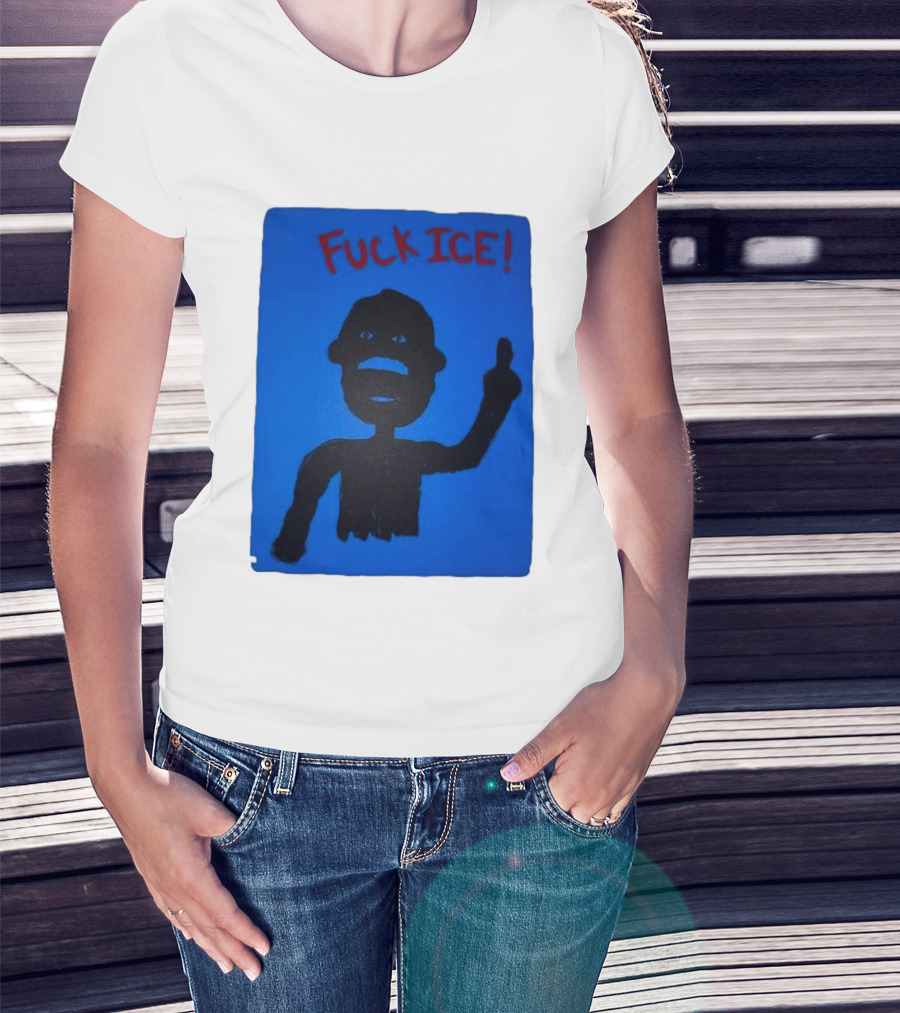 Kid Cudi Protest Message Blue T-Shirt