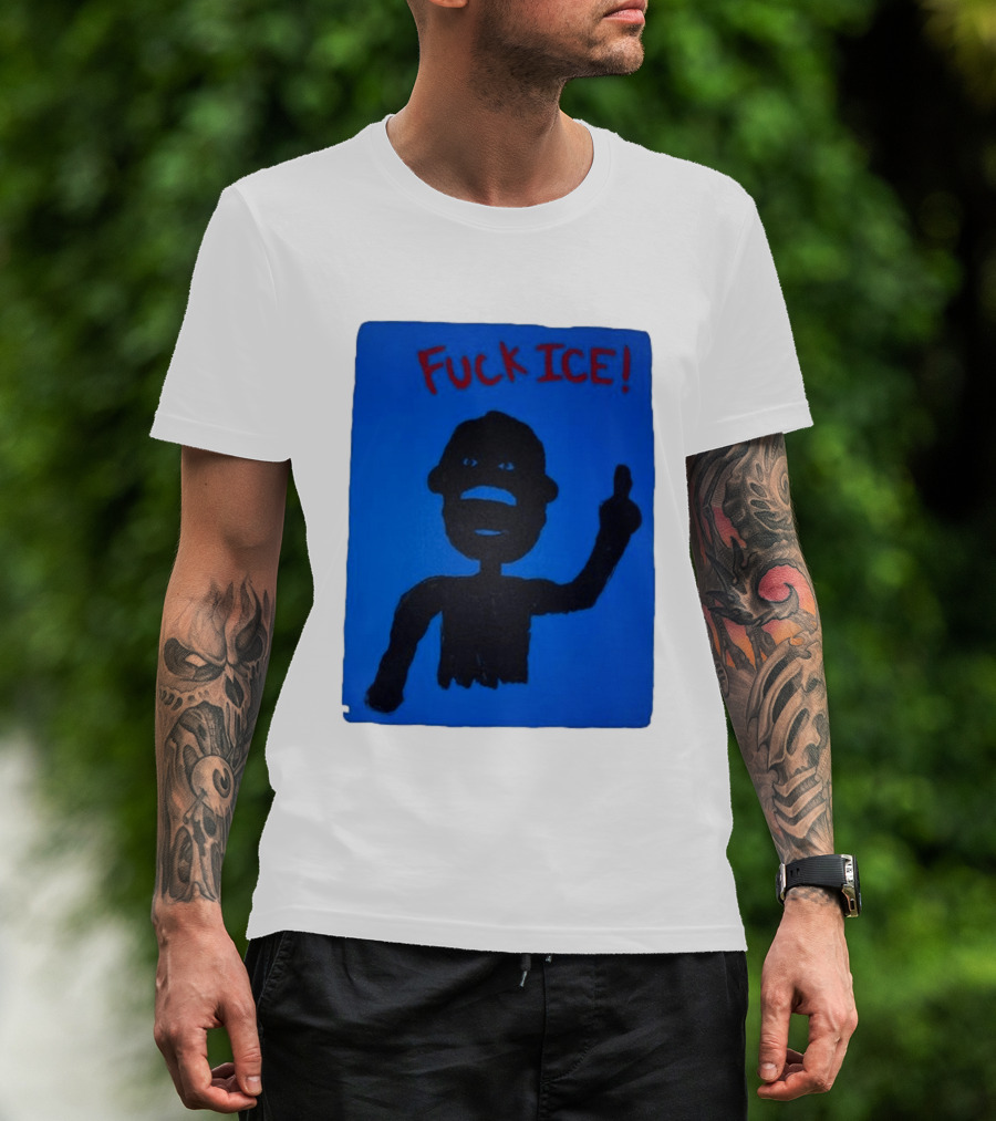 Kid Cudi Protest Message Blue T-Shirt