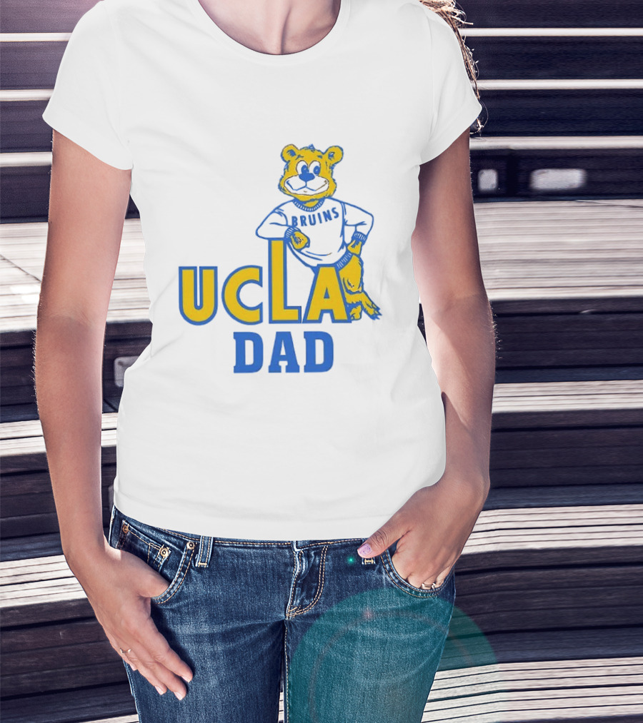 UCLA Dad Bruins Bear Mascot Official Mark Cuban T-Shirt