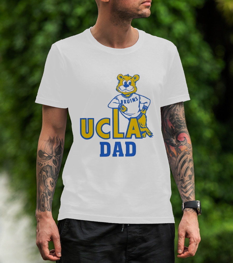 UCLA Dad Bruins Bear Mascot Official Mark Cuban T-Shirt
